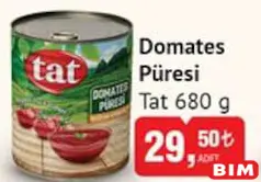 TAT DOMATES PÜRESİ 680 G TAT DOMATES PÜRESİ 680 G